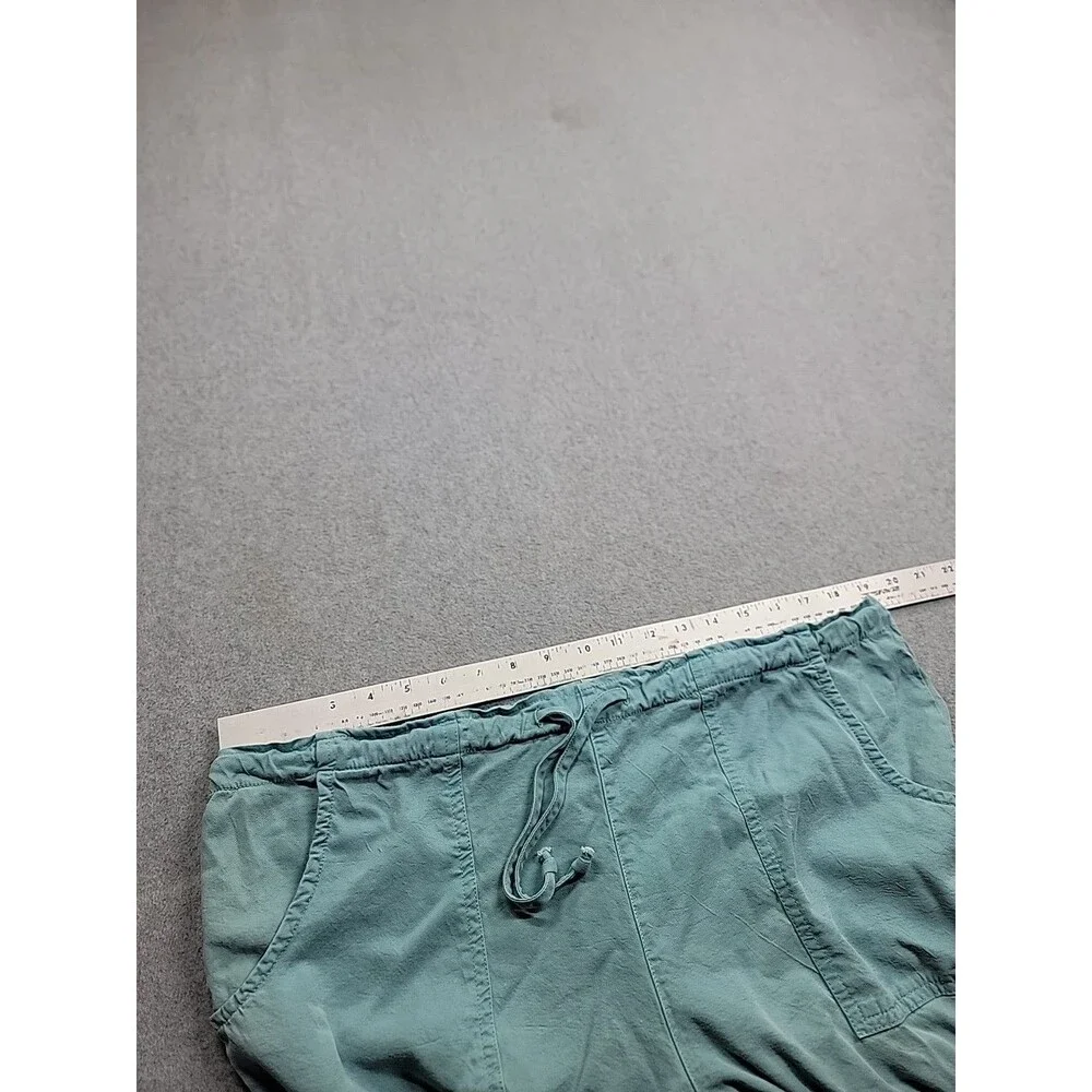 Tianello Joggers Womens XS Green Tencel Rayon Lightweight Baggy Spring Casual - Picture 7 of 15